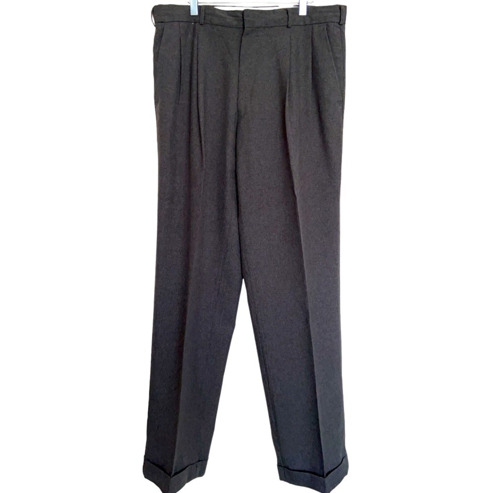 Montique Dark Gray Dress Slacks. Menswear Size 36